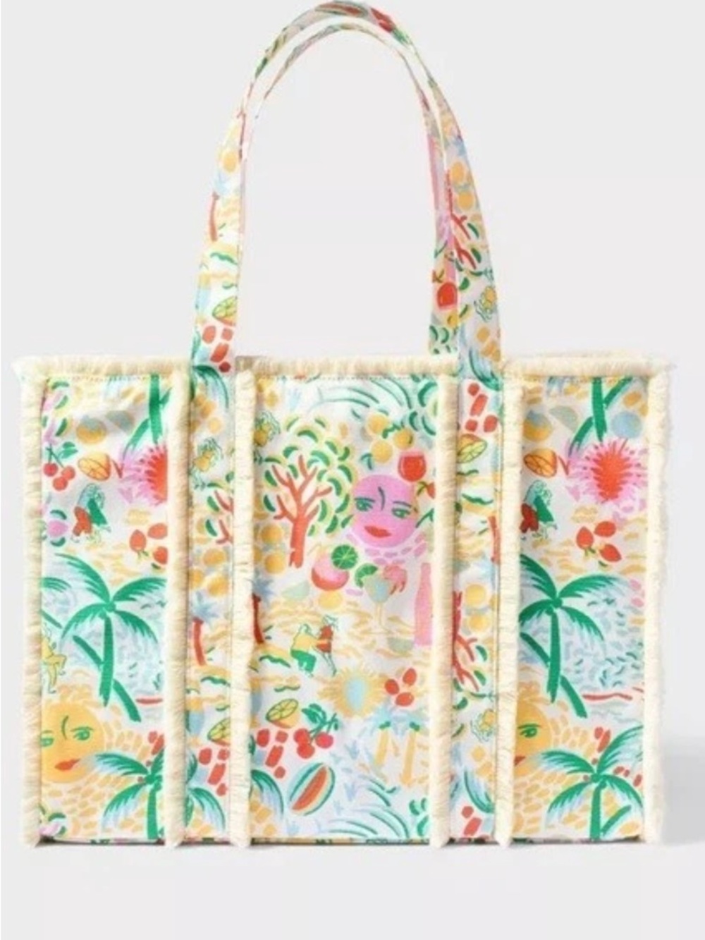Target x Roller Rabbit -Print Canvas Tote in Multicolor
